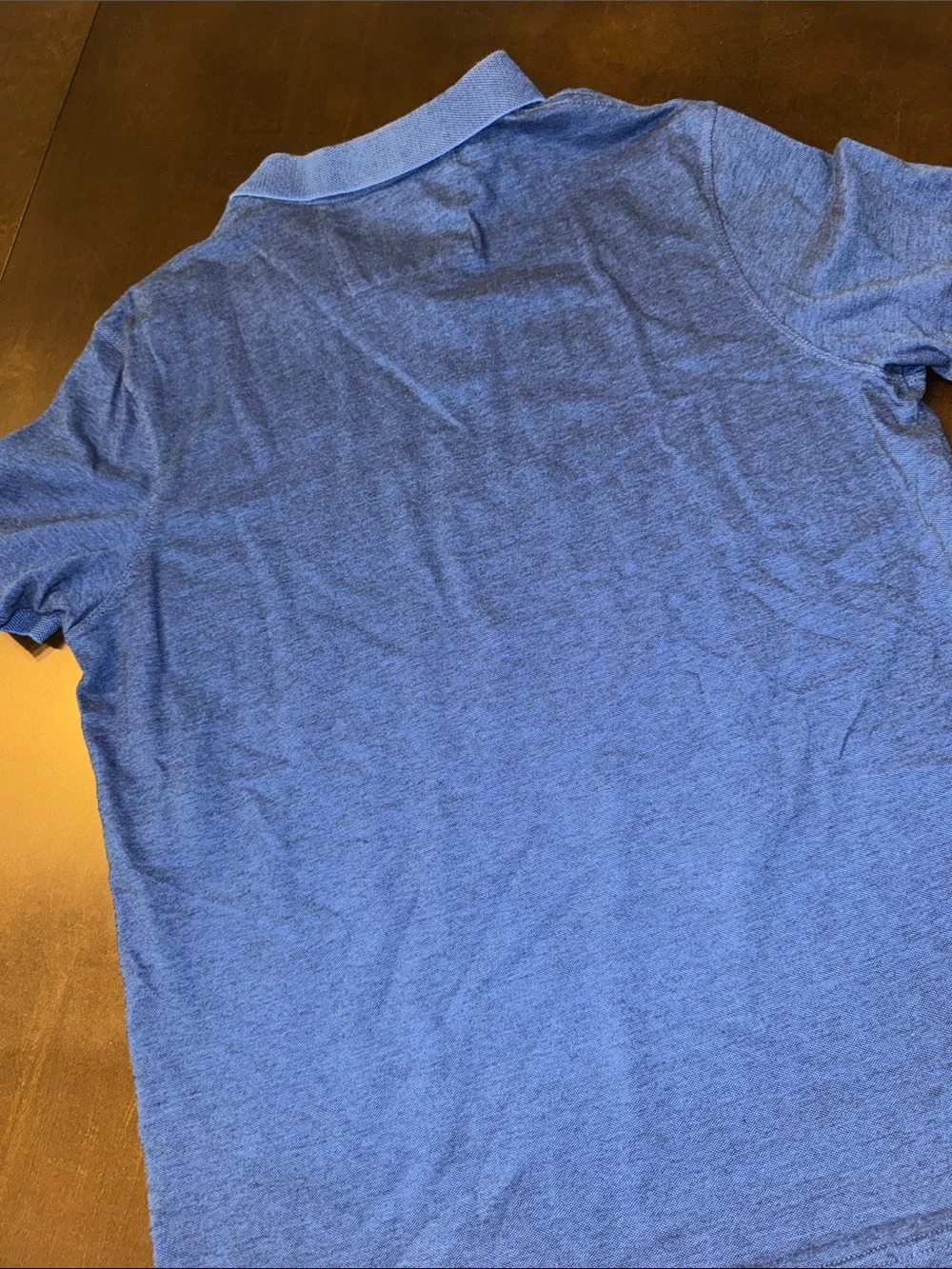 Banana Republic Men's Heather Royal Blue Polo